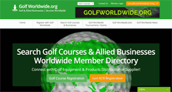Desktop Screenshot of golfworldwide.org
