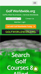 Mobile Screenshot of golfworldwide.org